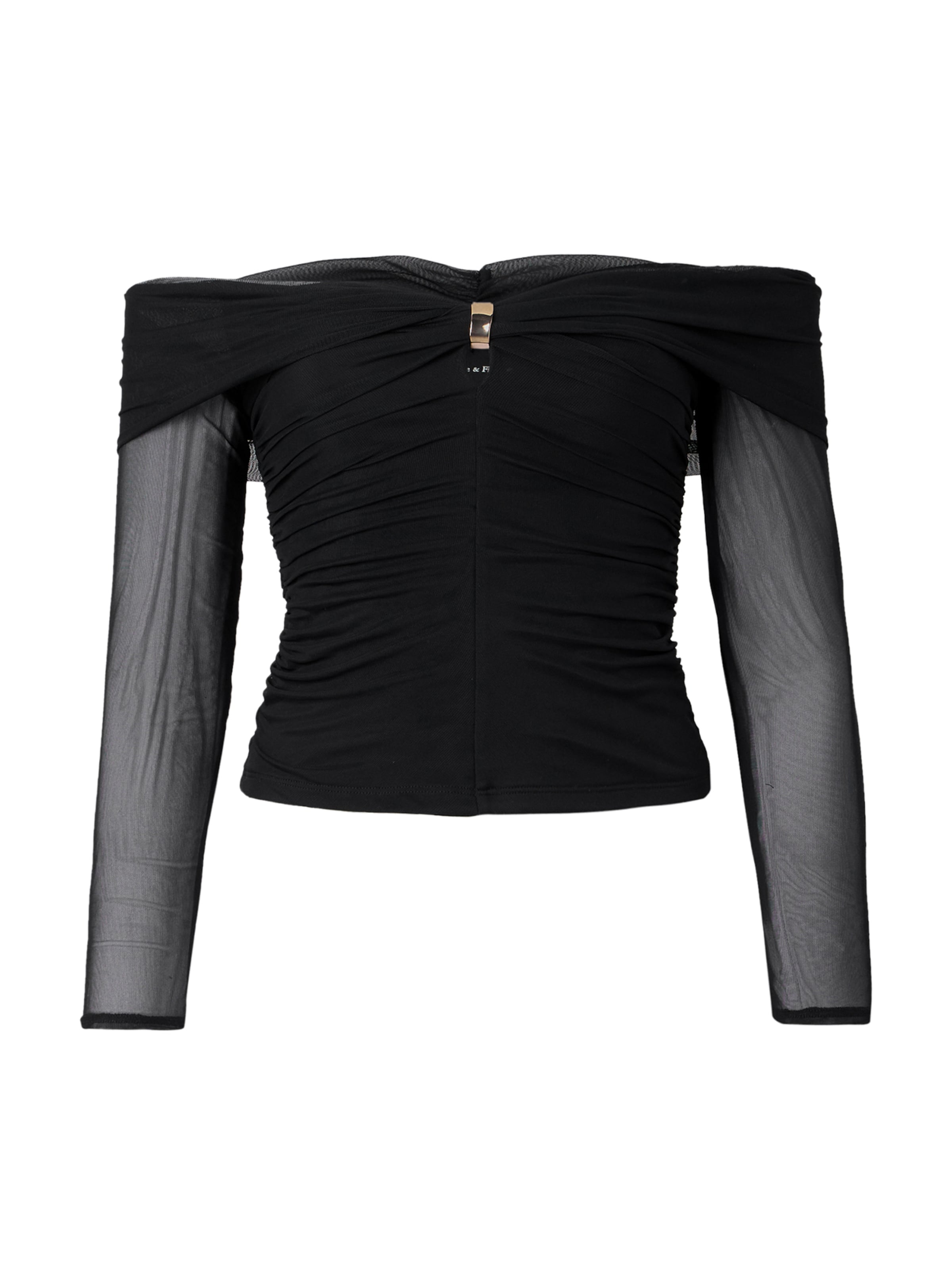 Abercrombie &amp; Fitch T-shirt i svart: framsida