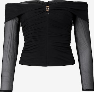 juoda Abercrombie & Fitch Marškinėliai: priekis