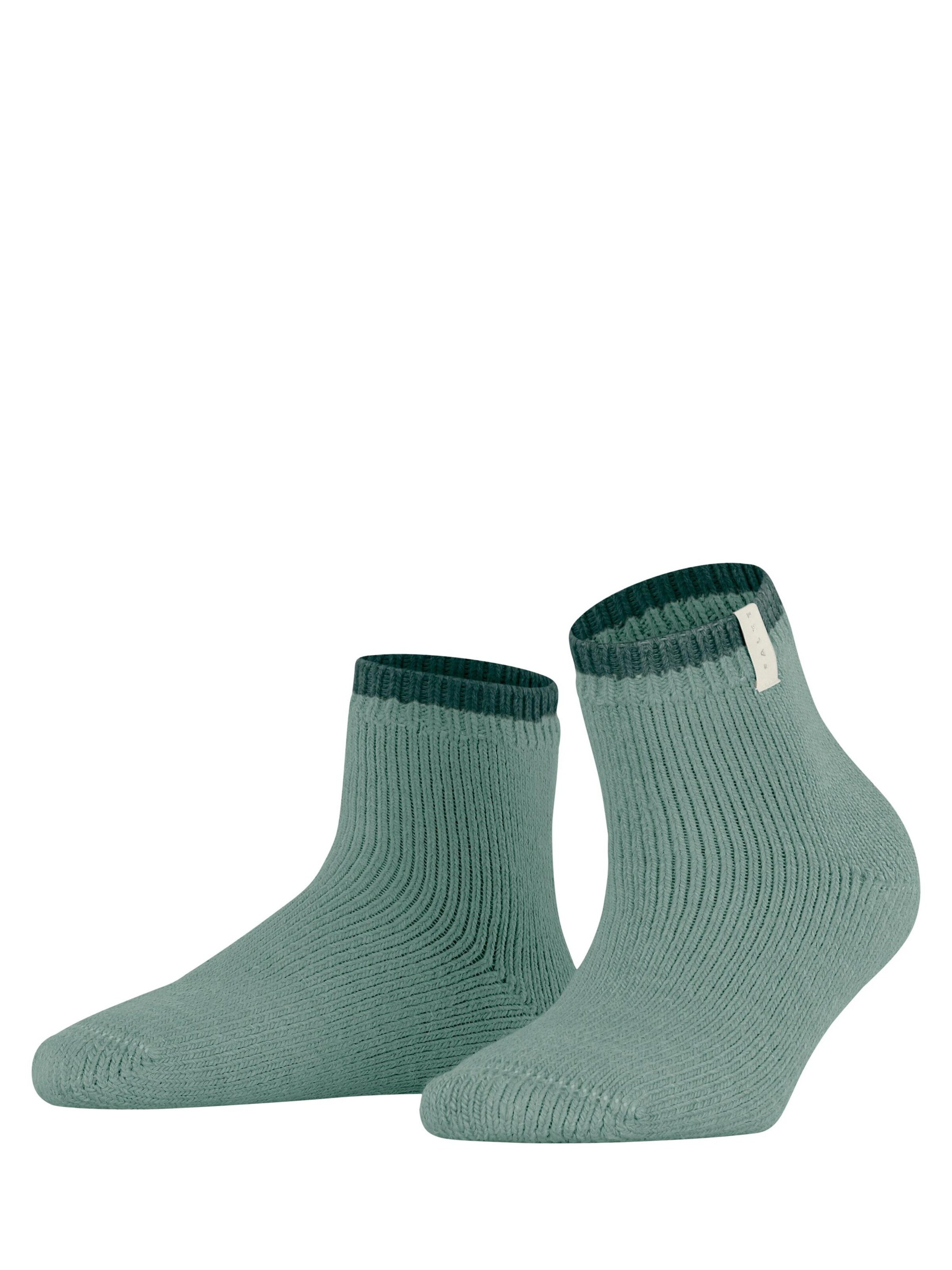 FALKE Socken 'Cosy Plush'‌‌‌ in Grün: Vorderseite