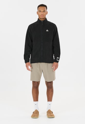 SOS Athletic fleece jacket 'Munson' in Black