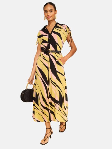 love & roses Рокля тип риза в зелено: отпред