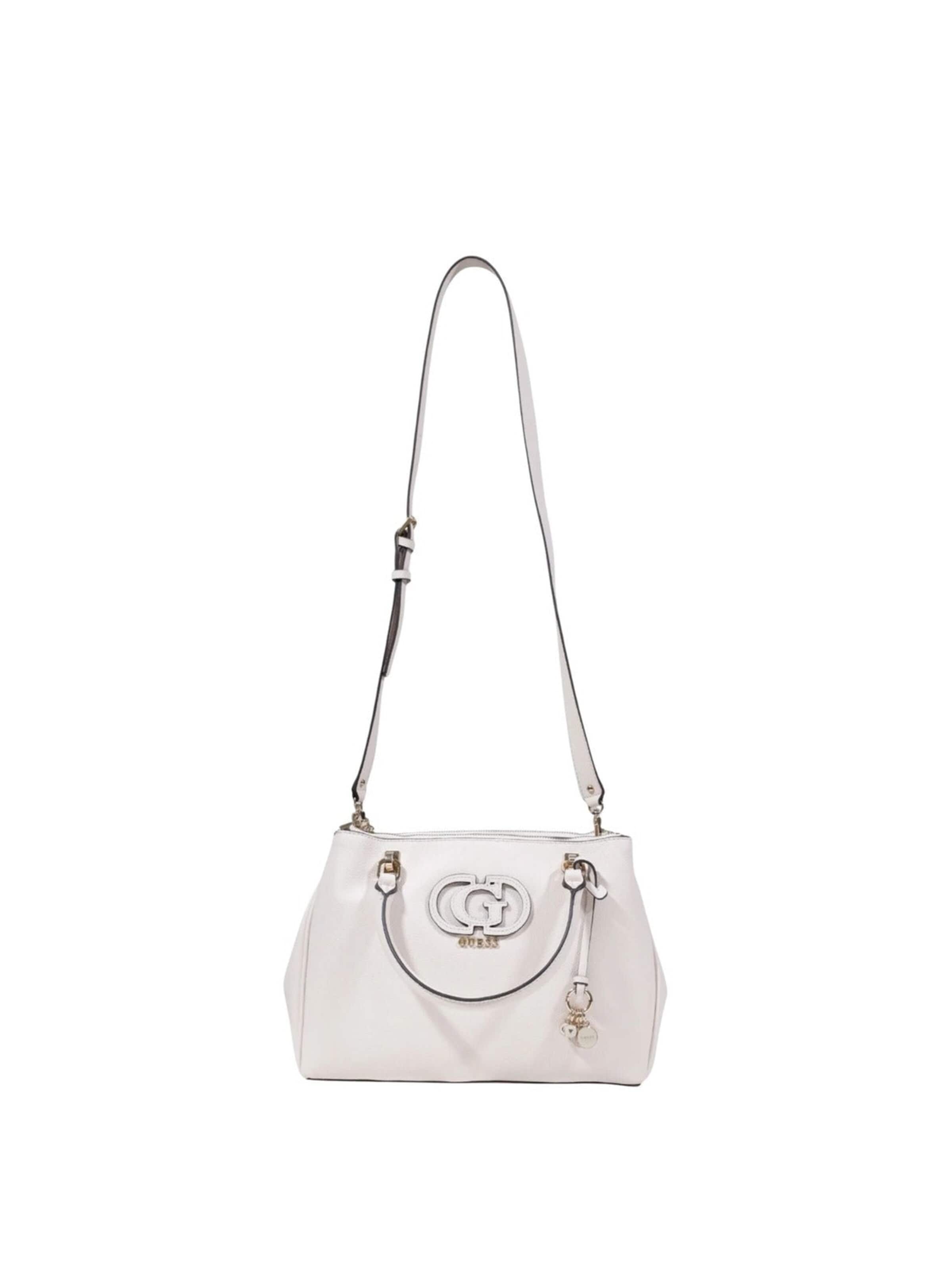 GUESS - Bolso de hombro 'Guess Sacs à main Silvye Bucket Off White' en blanco