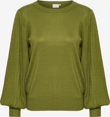 Kaffe Sweater 'Lone' in Green: front