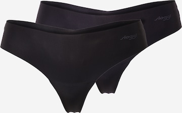 SLOGGITanga gaćice 'ZERO Microfibre 2.0 H' - crna boja: prednji dio