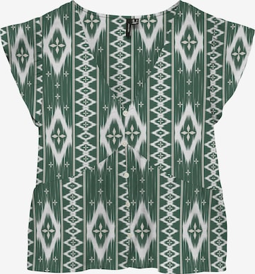 Chemisier 'VMMYMILO' VERO MODA en vert : devant