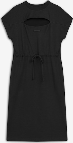 Twist Jurk in Zwart: voorkant