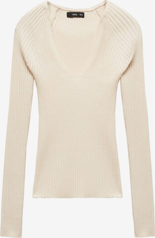 MANGO Pullover 'GOLETA' i beige: forside