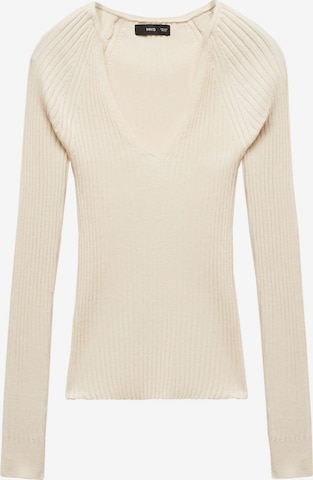 MANGO Sweater 'GOLETA' in Beige: front