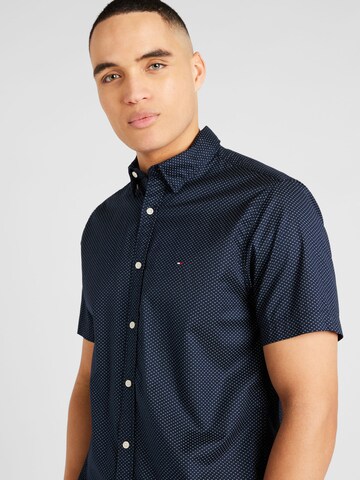 TOMMY HILFIGER Regular Fit Hemd in Blau