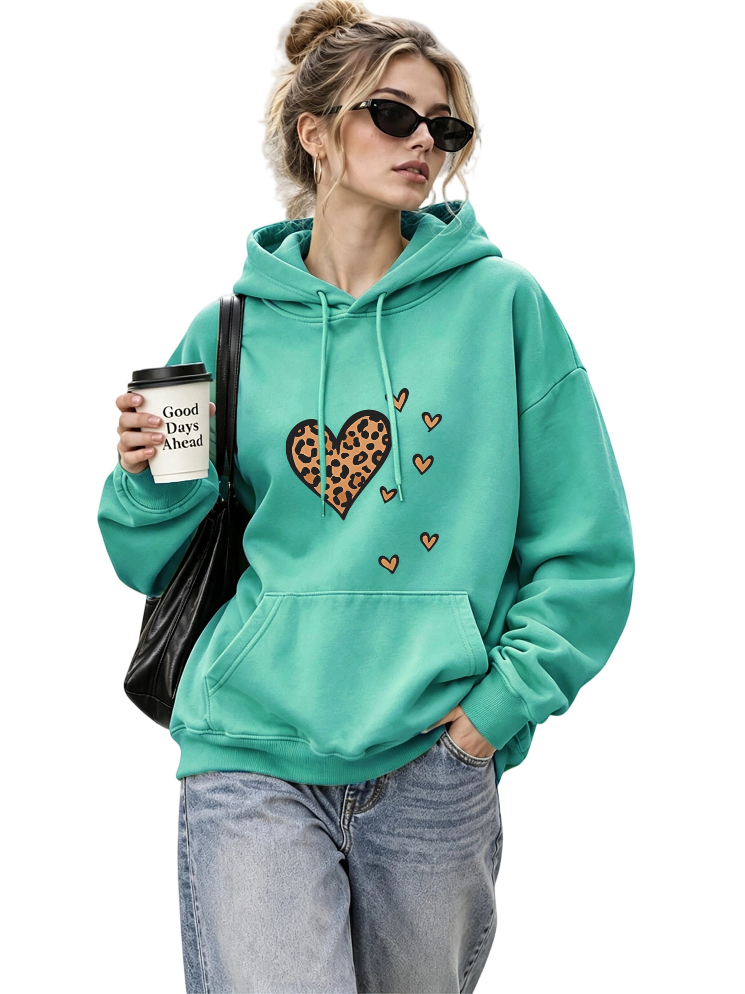 GORHEY Sweatshirt‌‌‌‌‌ in Grün: Vorderseite