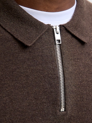 Pull-over 'JJEEmil' JACK & JONES en marron