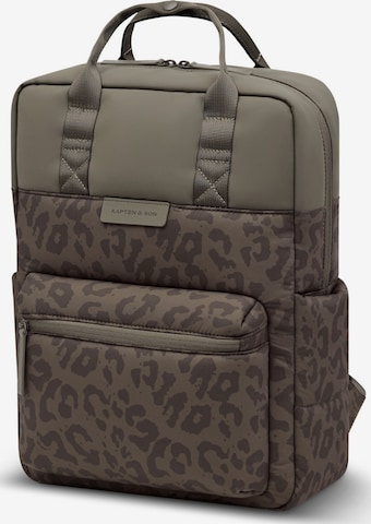Kapten & Son Rucksack 'Bergen Cloud' in Braun: Vorderseite