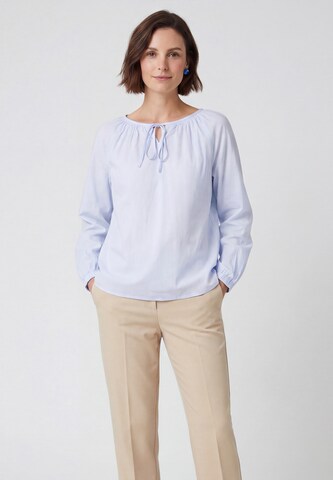 Usha - Blusa en azul: frente