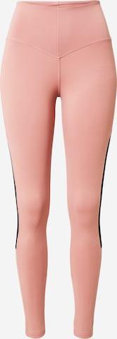 NEBBIA Workout Pants in Pink: front