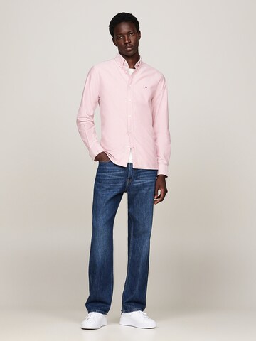 TOMMY HILFIGER Regular fit Overhemd 'Heritage' in Roze