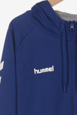 Hummel Sweatshirt & Zip-Up Hoodie in L in Blue