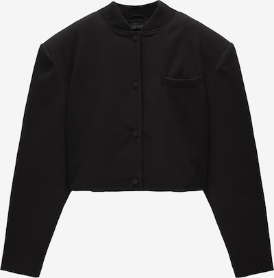 Pull&Bear Veste mi-saison en noir, Vue avec produit