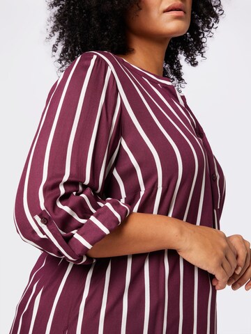KAFFE CURVE Blouse 'SIDA' in Red