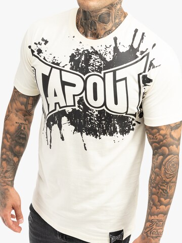 T-Shirt 'SPLASHED' Tapout en beige