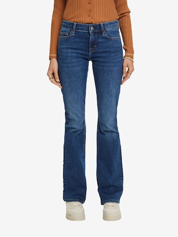 ESPRIT Bootcut Jeans in Blauw: voorkant