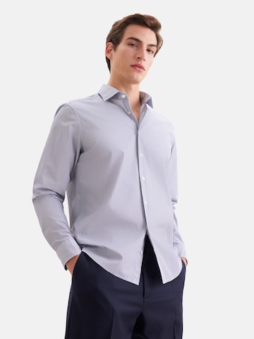 Coupe regular Chemise business SEIDENSTICKER en bleu
