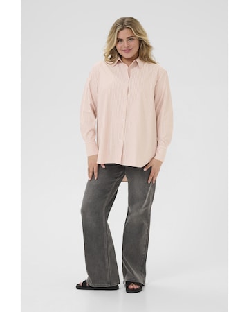 KAFFE CURVE Shirt in Roze