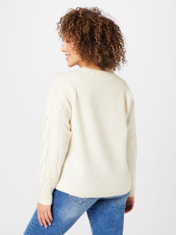 Pull-over 'Vigga' Vero Moda Curve en beige