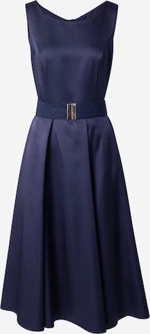 Rochie de cocktail de la Vera Mont pe albastru: față