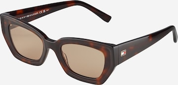 Lunettes de soleil TOMMY HILFIGER en marron : devant