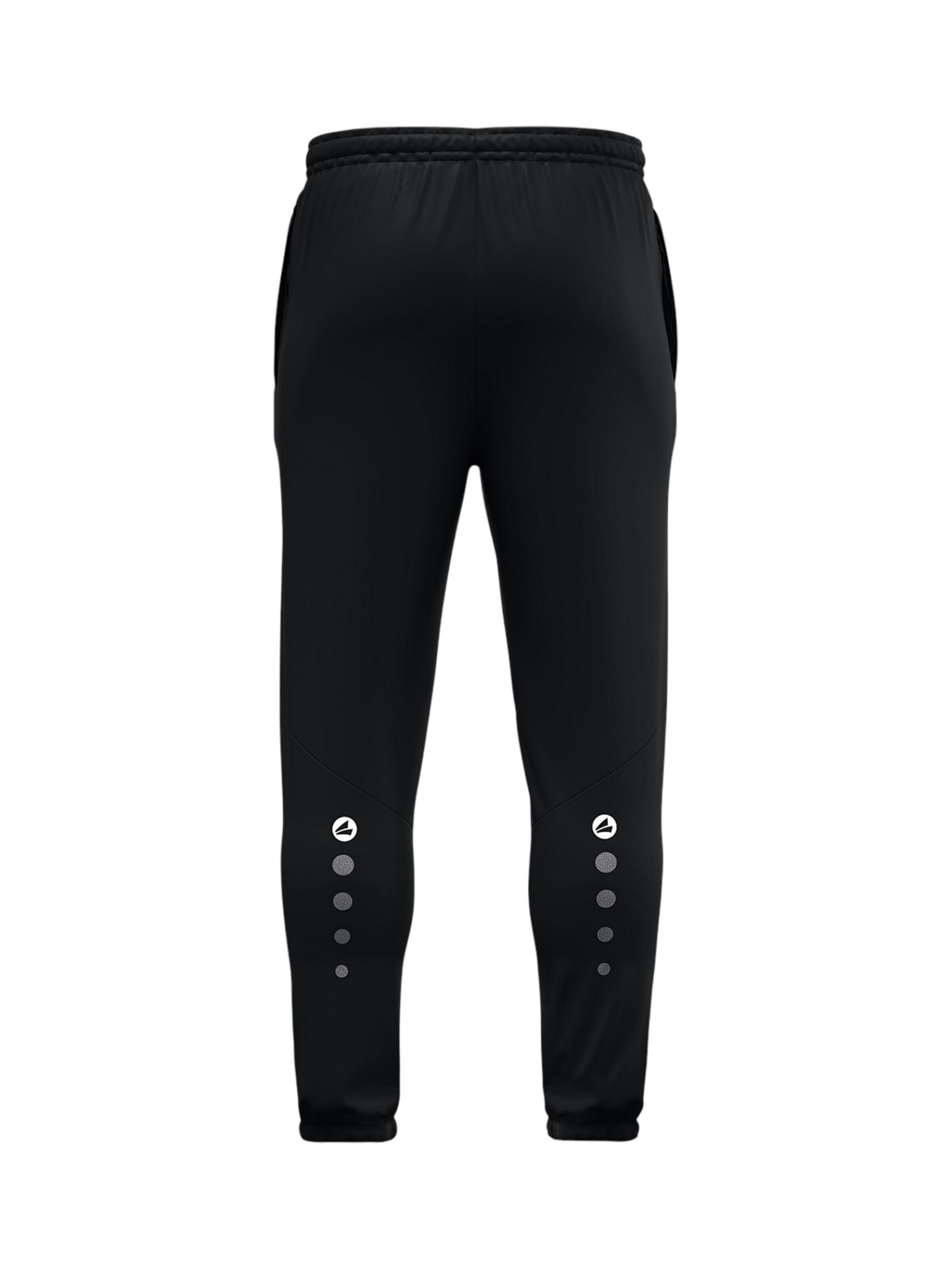 JAKO Tapered Workout Pants 'Dynamic Freizeit' in Black