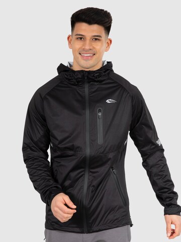Smilodox Jacke 'Crawford' in Schwarz: Vorderseite