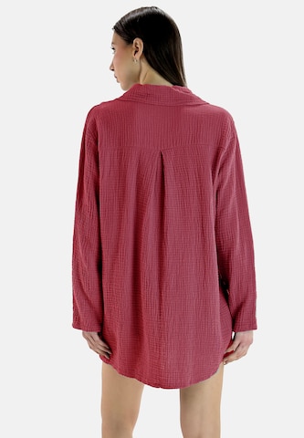 Camicia da donna di Elara in rosso