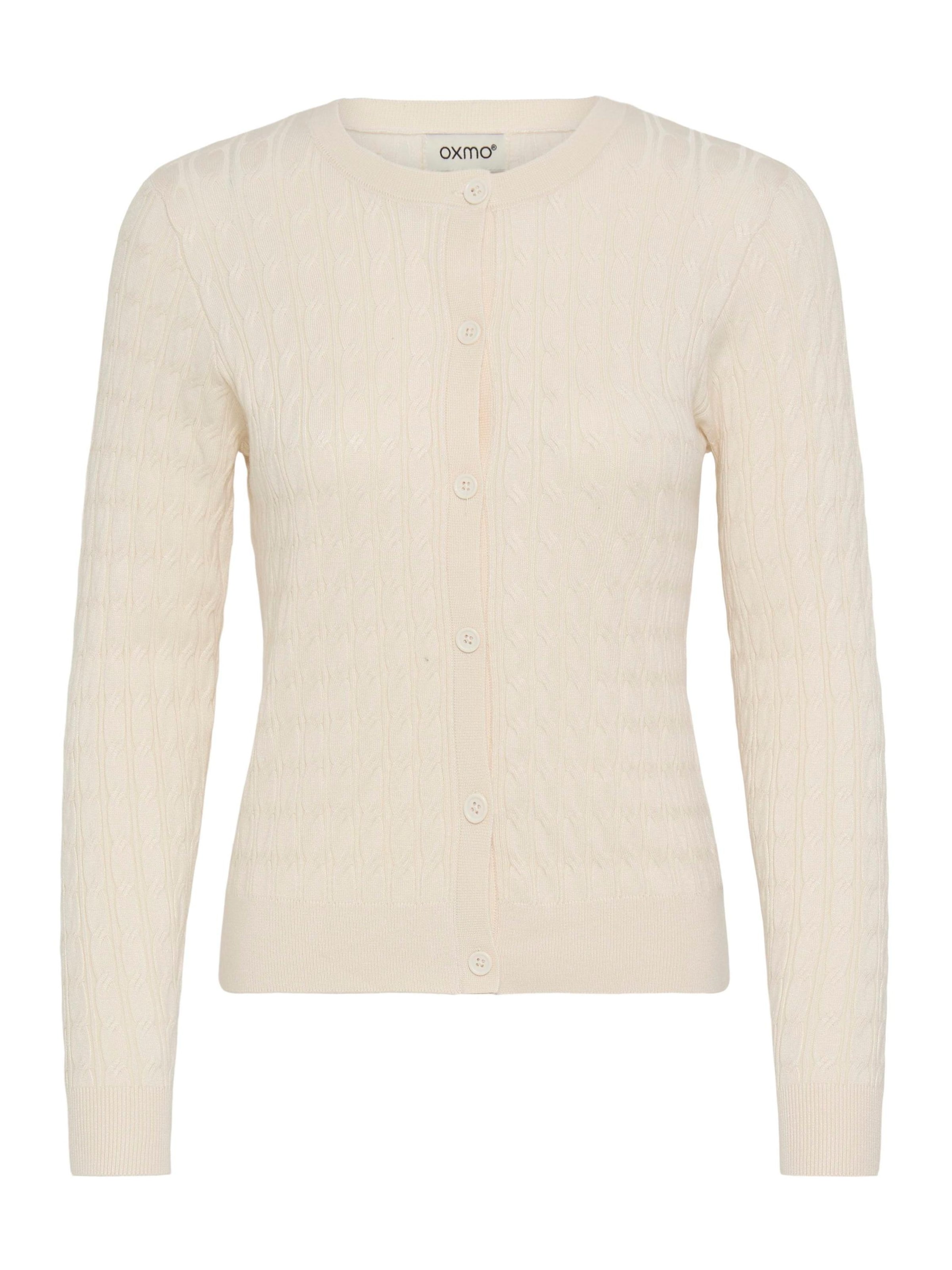 Oxmo - Cárdigan 'Isasja' en beige: frente