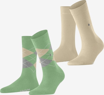 BURLINGTON Socken 'Everyday Mix 2-Pack' in Grün: Vorderseite
