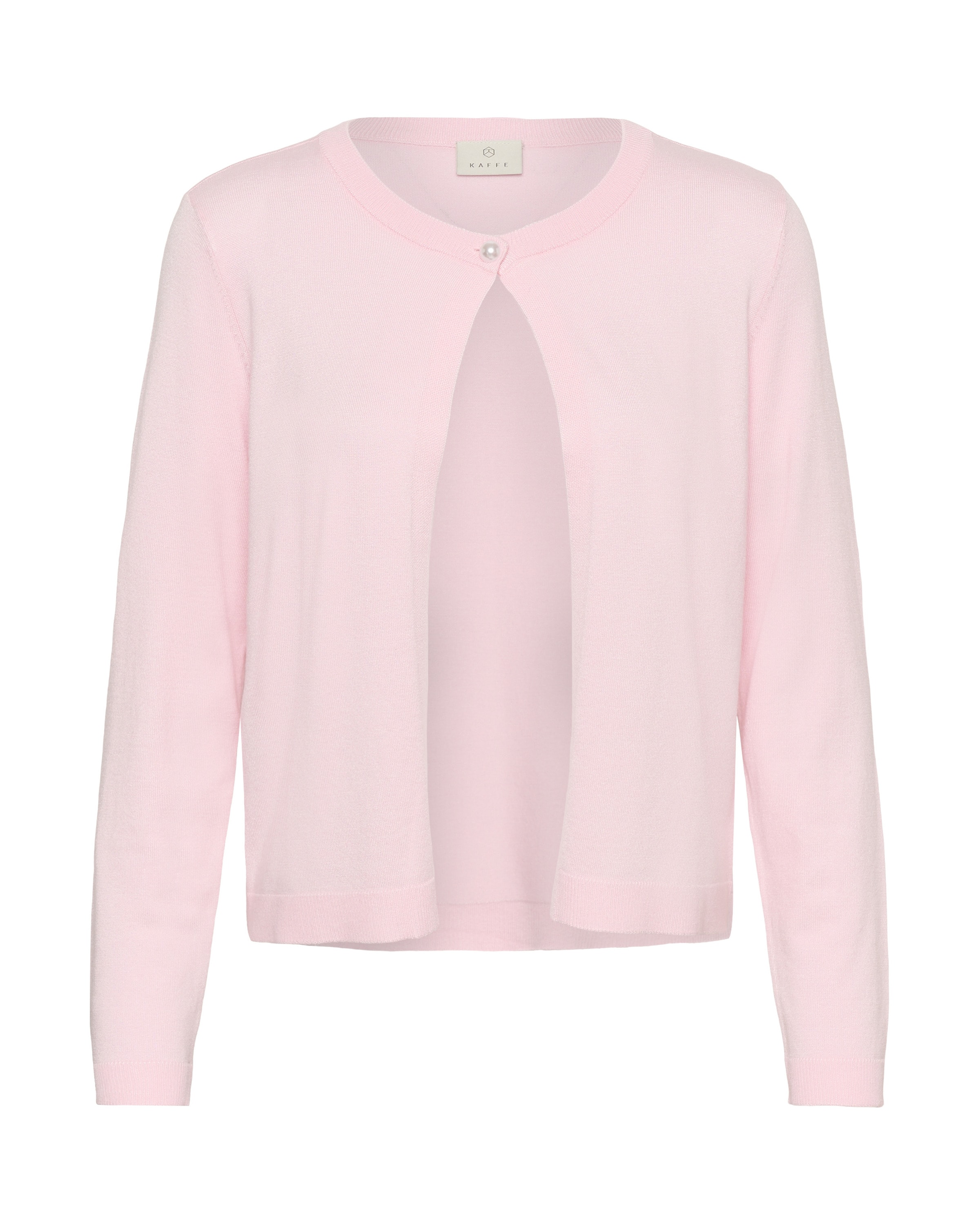 Cardigan Kaffe en rose : devant