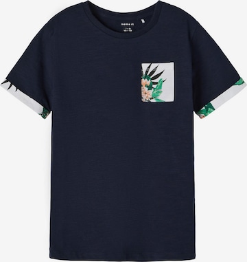 T-Shirt 'Johan' NAME IT en bleu : devant