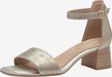 TAMARIS Sandals in Gold: front