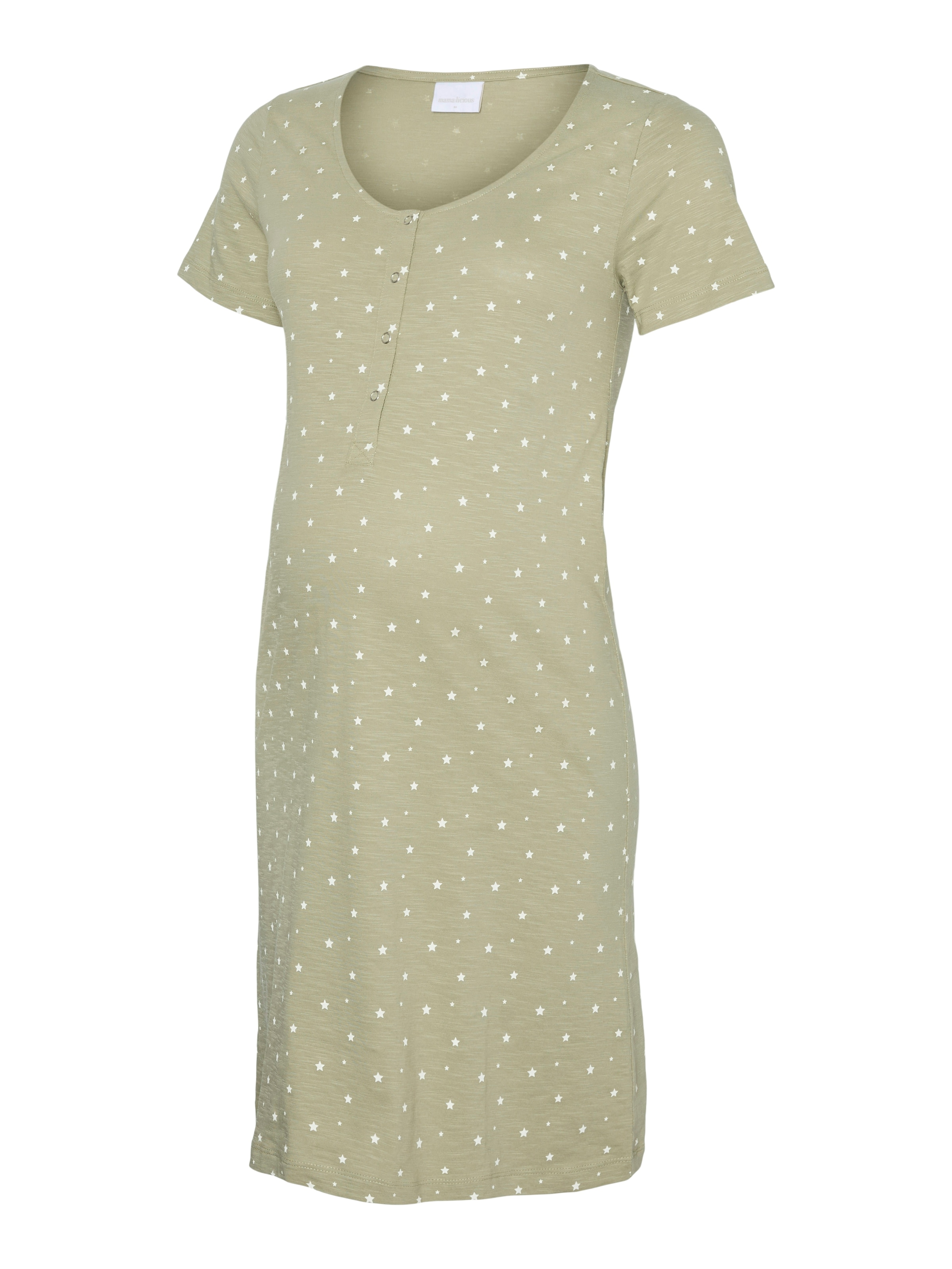 MAMALICIOUS Noční košilka – zelená: přední strana