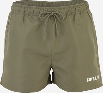 pilka Calvin Klein Swimwear Standartinis Kelnės: priekis