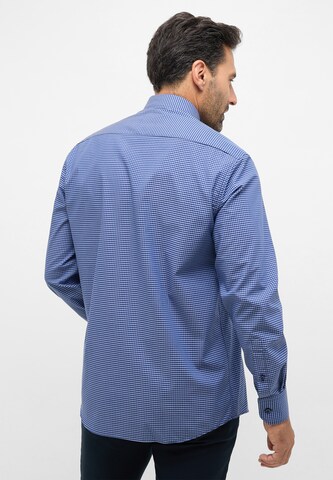 ETERNA Comfort fit Button Up Shirt in Blue