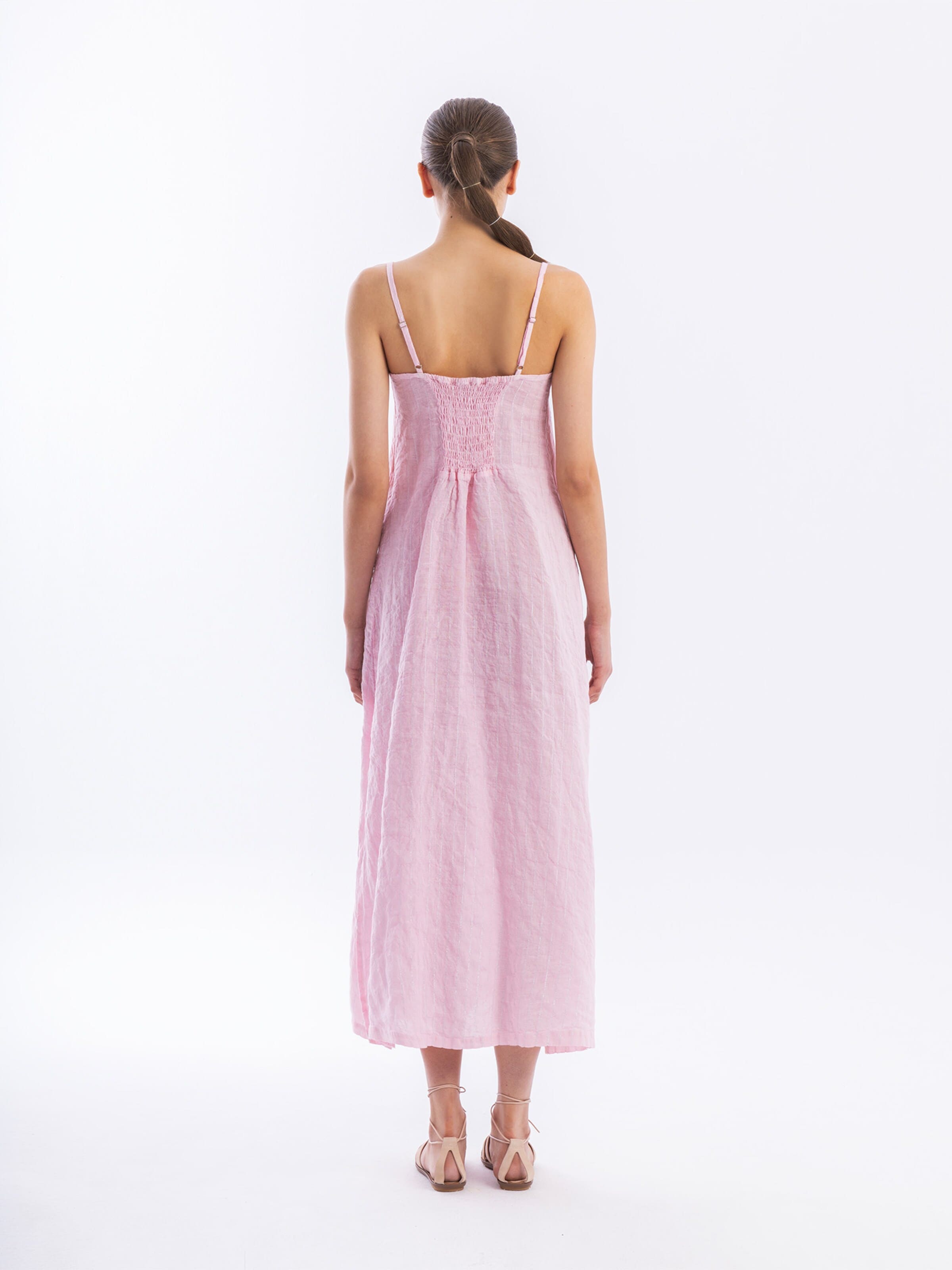 Haris Cotton Jurk 'Haris Cotton' in Roze