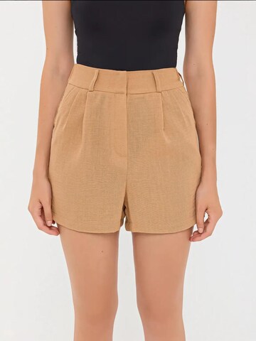 Hiccup Wide leg Trousers 'Shorts' in Brown