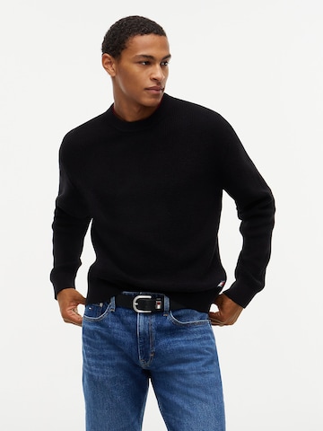 Tommy Jeans - Jersey en negro: frente