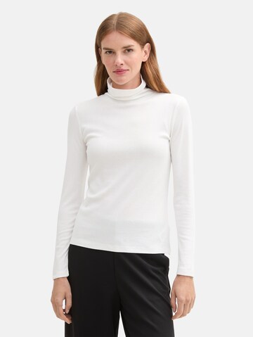 TOM TAILOR Shirt in White: front