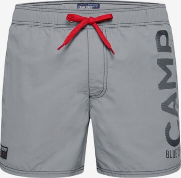 CAMP DAVID Board Shorts in Grey: front