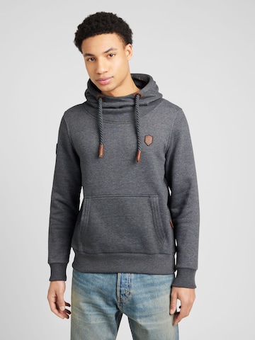 Coupe regular Sweat-shirt 'Supapimmel' naketano en gris : devant