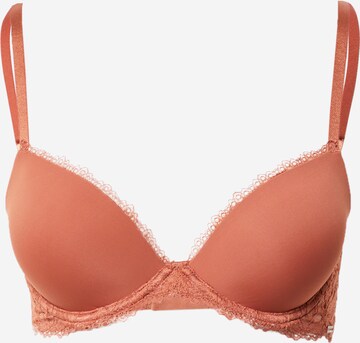 Calvin Klein Bra 'DEMI' in Brown: front