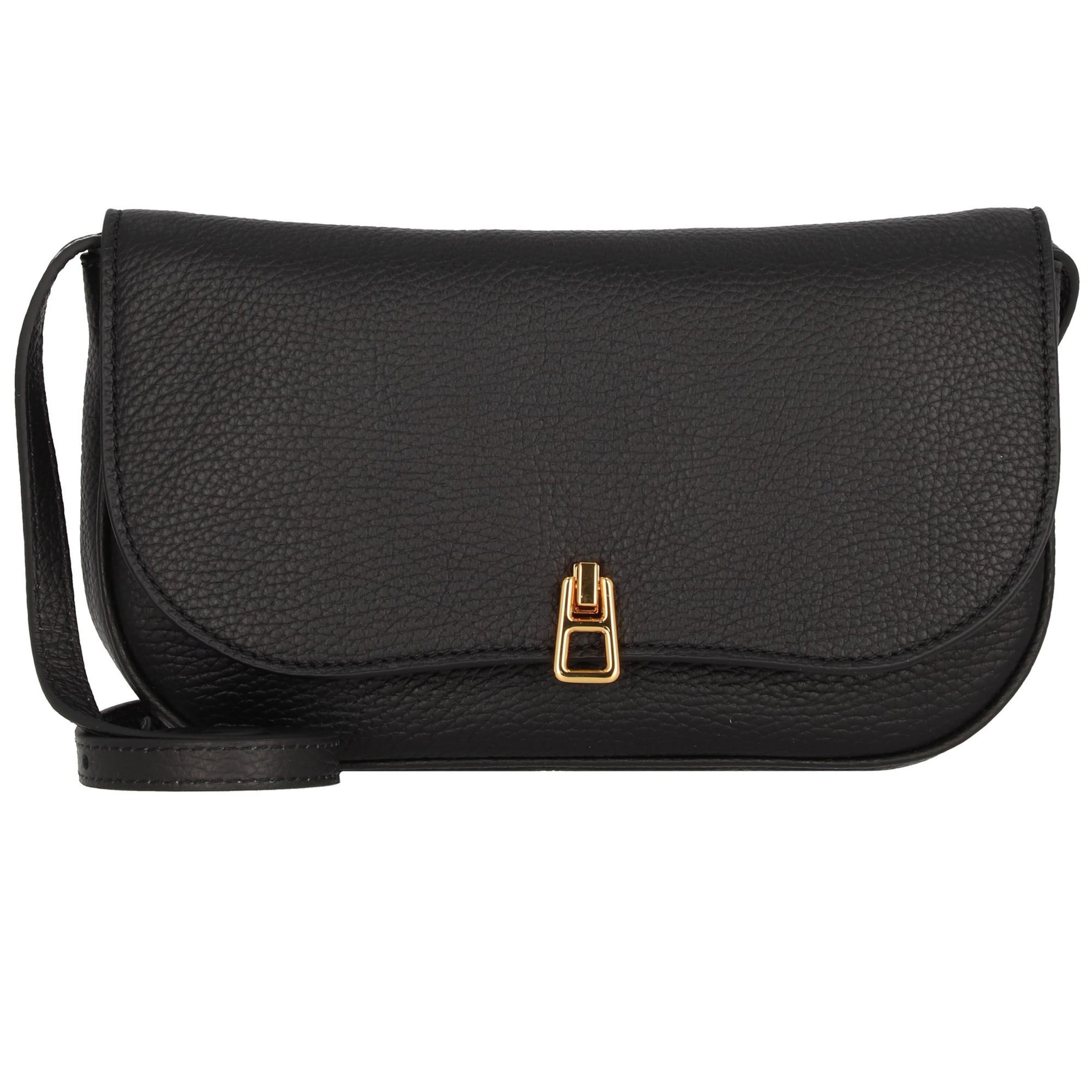 Sac à bandoulière Coccinelle en noir : devant