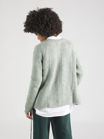 ABOUT YOU Knit Cardigan 'Jessa' in Green