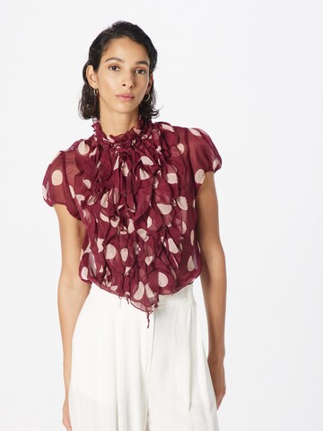 SAINT TROPEZ Blouse 'Lilja' in Red: front